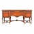 French Regency Louis XVI Carved Walnut and Burl Wood Sideboard by Johnson-Handley-Johnson Furniture, Circa 1920s For Sale