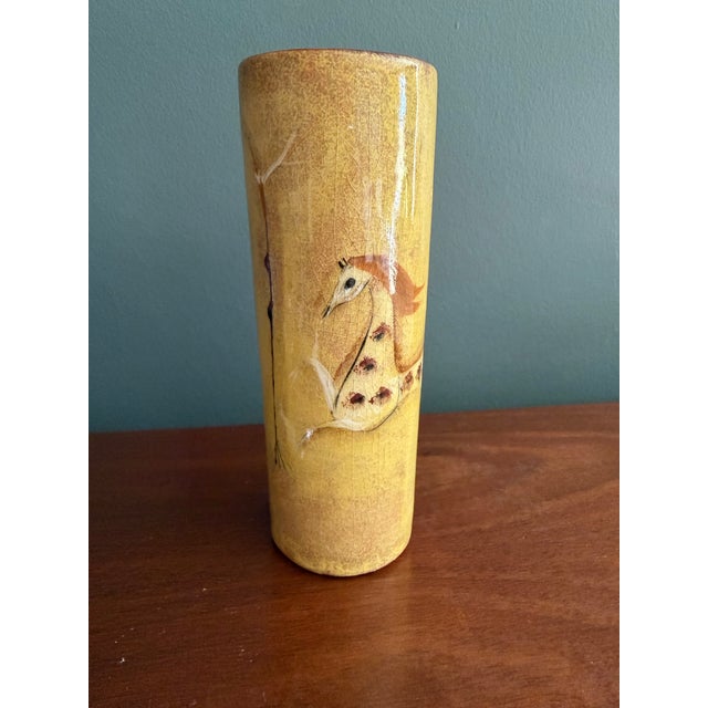 Ceramic Pillin Art Pottery Vase California American For Sale - Image 7 of 8