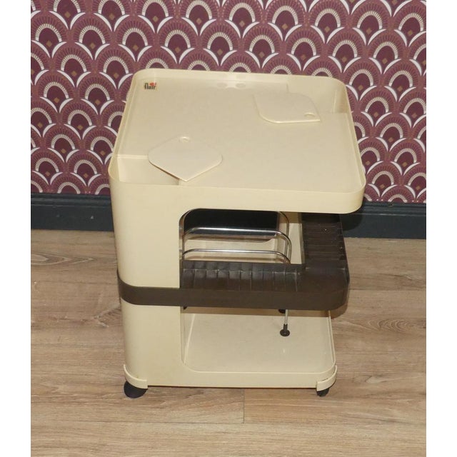 Flair Side Table in Plastic for Cassette Records, 1970s For Sale - Image 6 of 14