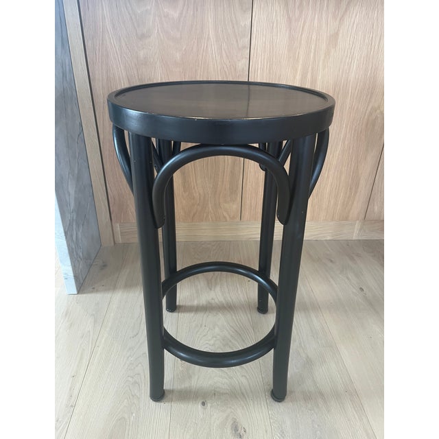 Design Within Reach Michael Thonet Ton 73 Bentwood Black Counter Stools, Set of 5 For Sale - Image 11 of 15
