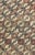 Checkered and Leaf Design American Hooked Rug in Earth Tones 3'1" X 6'0" For Sale - Image 4 of 8