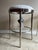 Baker Furniture Minimalist Counter Stool, Polished Nickel Base, Swivel Seat in White Suede - Pair For Sale - Image 16 of 18