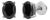 .925 Sterling Silver 4.0 Cttw Prong Set Treated Black Oval Diamond Stud Earring (Black Color, I2-I3 Clarity) For Sale