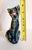 Celebrate the vibrant artistry of Mexican folk art with this **Vintage Mid-Century Modern (MCM) Talavera Hand-Painted Cat...