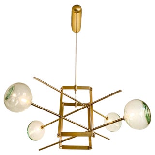 Modular Chandelier 4 Lamps by Contain For Sale
