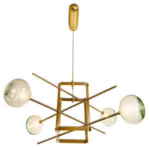 Modular Chandelier 4 Lamps by Contain