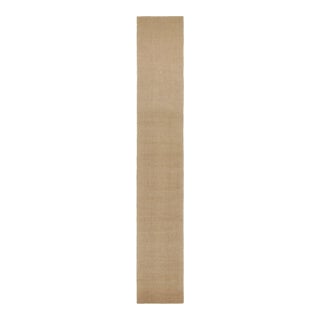 Rug & Kilim’s Modern Textural Extra-Long Runner Rug in Beige-Brown & Cream Tones For Sale