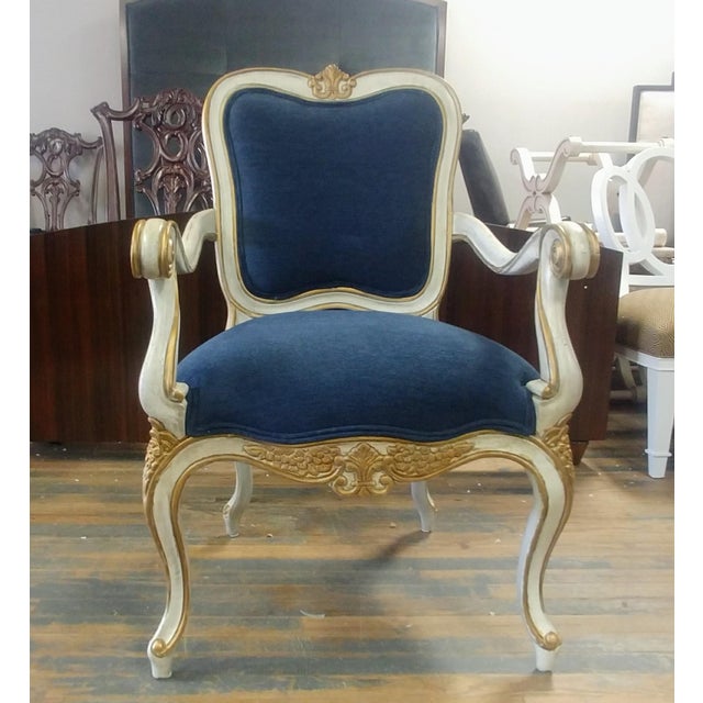 Henredon Furniture Venetian Weathered White With Gold ...