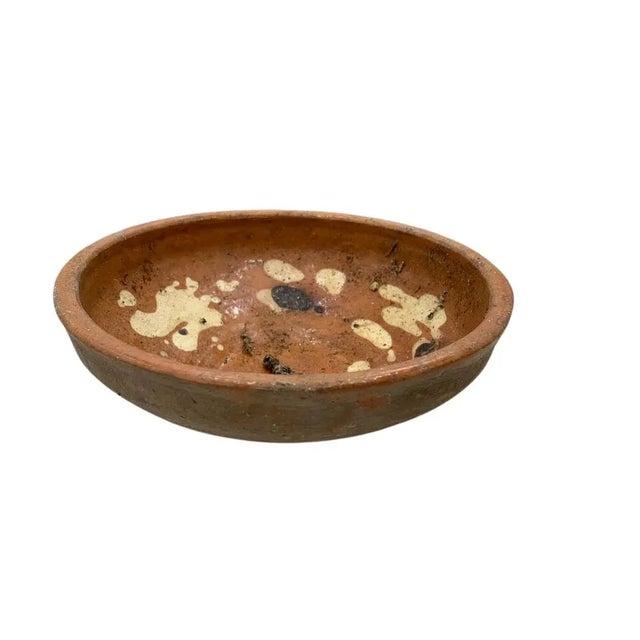 Folk Art Antique Hungarian Folk Art Decorative Bowl For Sale - Image 3 of 6