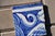 18th Century Portuguese Tile Angel Wing Fragment Blue & White Antique Hand Painted For Sale - Image 4 of 8