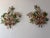 Maison Baguès Style 3 Lights Green Crystal Flowers Tole Bow Sconces, Circa 1940 For Sale - Image 6 of 13