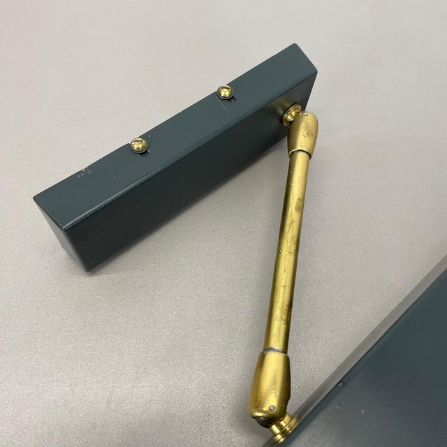 Modern Brass and Metal Adjustable Wall Light, 1950s For Sale - Image 18 of 18