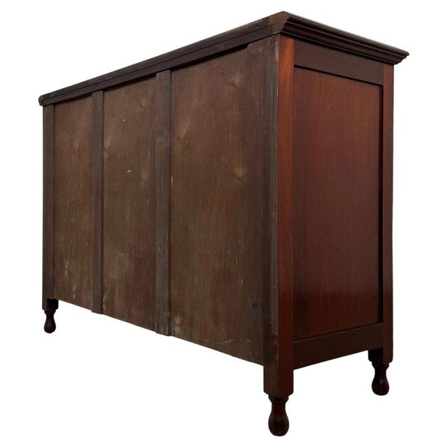 Antique Early 20th Century English Edwardian Mahogany Sideboard For Sale - Image 9 of 13