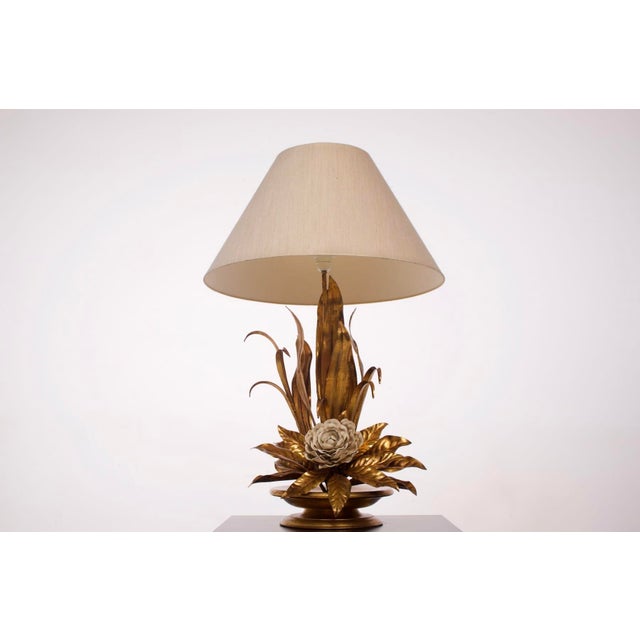 1970s Large Golden Lamp by Hans Kögl, 1970s For Sale - Image 5 of 13