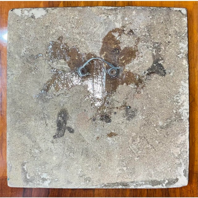 1960s Wall Hanging Hand Painted Persian Tile For Sale - Image 4 of 6