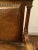 Antique Carved Wood Brown Leather Arm Chairs - a Pair For Sale - Image 9 of 12