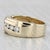 Modern 0.85ctw Diamond Men's Wedding Band 14k Yellow Gold Size 9.5 Ring For Sale - Image 3 of 8