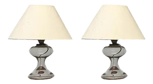 Mid-Century German ML 1 Table Lamps by Ingo Maurer for M Design, 1960s, Set of 2