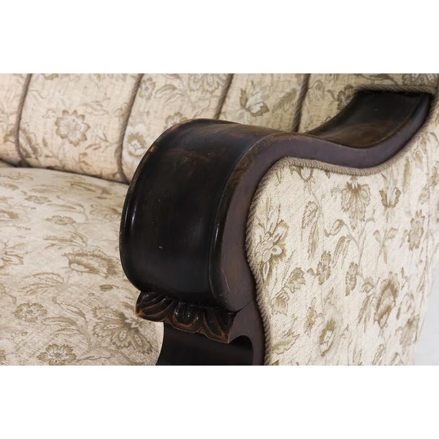 Art Deco Scandinavian Channel Back Sofa For Sale - Image 11 of 18