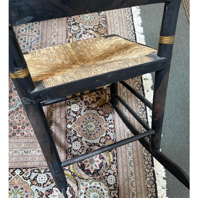 Ebonized Hitchcock Rocking Chair, 19th Century For Sale In San Francisco - Image 6 of 12