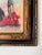 Red 1980’s Vintage “William” Spanish Bullfight Oil Painting on Canvas – Framed For Sale - Image 8 of 10