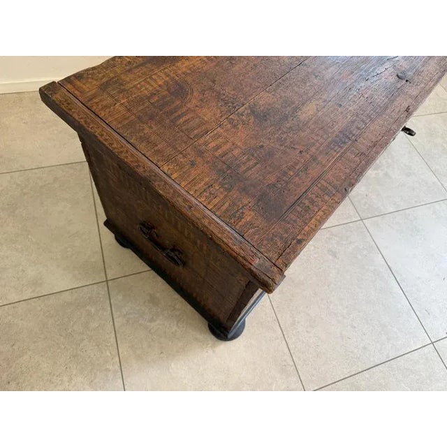 Tyrolean Rustic Hand-Painted Chest For Sale - Image 18 of 18