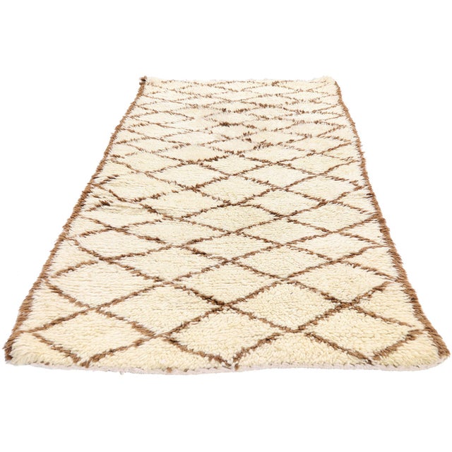 Contemporary Vintage Azilal Moroccan Rug, 02'05 X 05'10 For Sale - Image 3 of 10