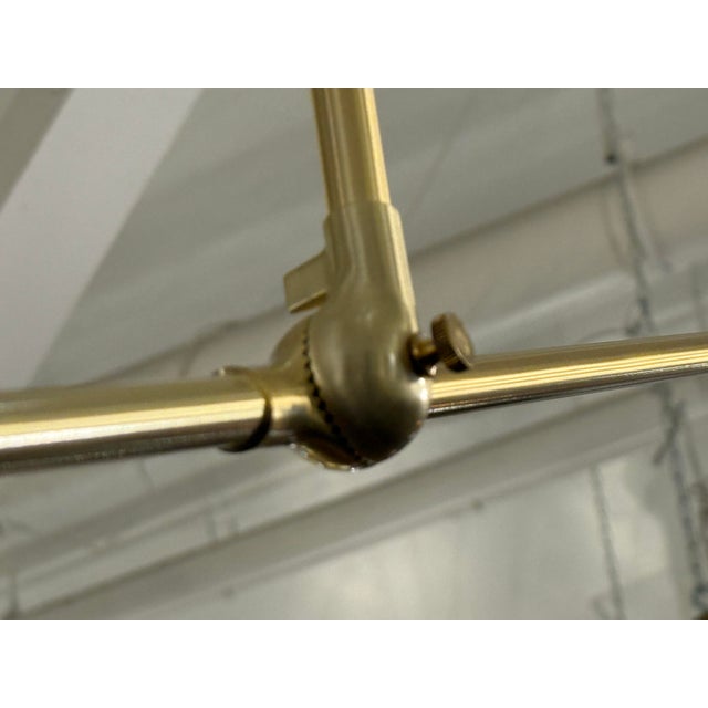 Brass Studio D U N N Sorenthia Pendant in Brushed Brass For Sale - Image 8 of 12