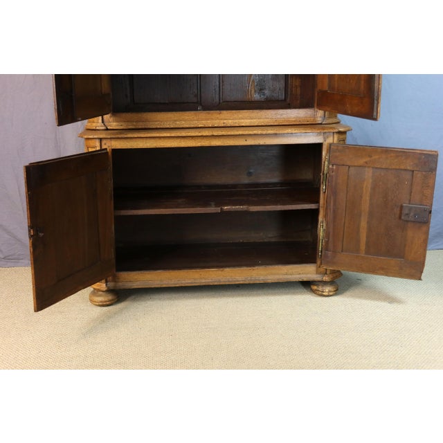 18th Century 18th Century Oak 2-Body Buffet For Sale - Image 5 of 13