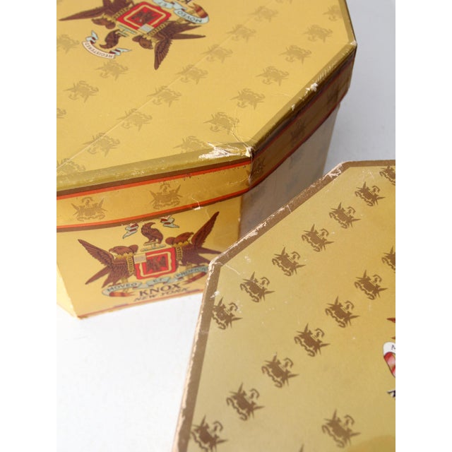 Vintage Knox Hat Boxes Pair For Sale - Image 12 of 12