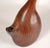 Brown Vintage Solid Teak Wood Orchid Vase Mid-Century Modern Art & Crafts Movement For Sale - Image 8 of 13