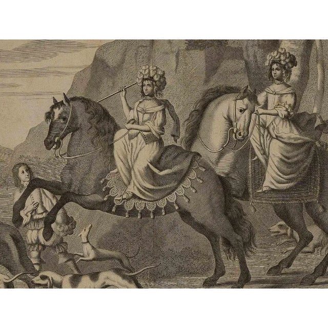 Giovanni Battista Brambilla, Margherita di Savoia, Etching, 18th Century, Framed For Sale - Image 3 of 4