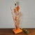 Mid 20th Century Vintage Orange Fish Seaweed Lamp For Sale - Image 5 of 8