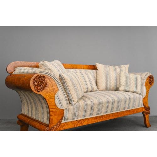 Wood Biedermeier Sofa, Early 19th Century For Sale - Image 7 of 18