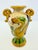 Yellow Antique Japanese Hand-Painted Dragon Crackle Glaze Vase For Sale - Image 8 of 11