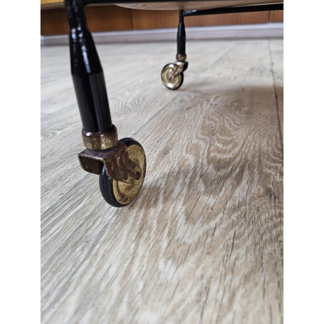 Black Bar Cart in Teak, Sweden, 1960s For Sale - Image 8 of 18