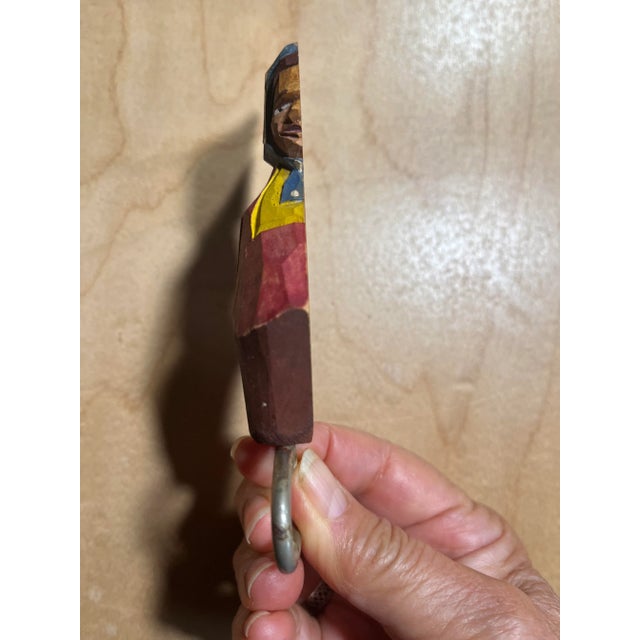 Farmhouse Hand-Carved Vintage Figurine Bottle Opener Possibly Audet, Quebec For Sale - Image 3 of 6