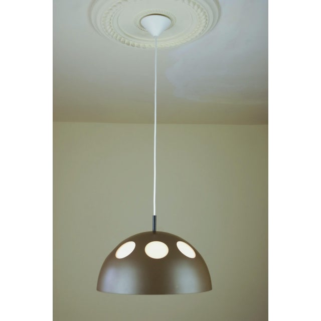 Brown Mid-Century Modern Dutch El Duomo Pendant Lamp from Raak, 1968 For Sale - Image 8 of 12
