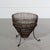 1950s Franco Albini Fish Basket Rattan & Iron Side Table For Sale In Tampa - Image 6 of 9