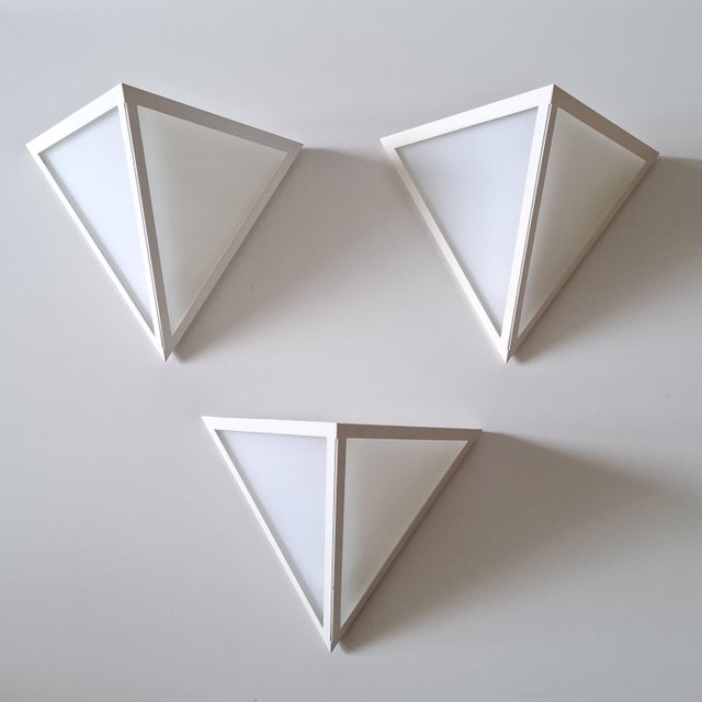 Model 3884 Wall Lights from Glashütte Limburg, Germany, 1980s, Set of 3 For Sale - Image 9 of 16
