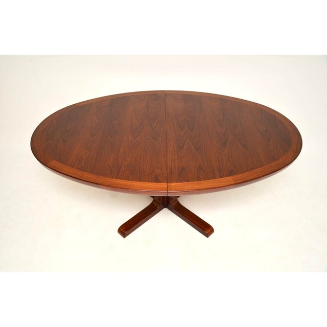 Brown Danish Extending Dining Table from Dyrlund, 1960 For Sale - Image 8 of 10