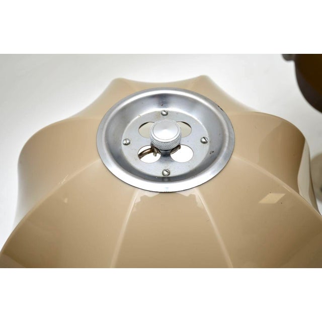 Plastic Vintage Chrome and Acrylic Table Lamps in the style of Guzzini, 1970s, Set of 2 For Sale - Image 7 of 11