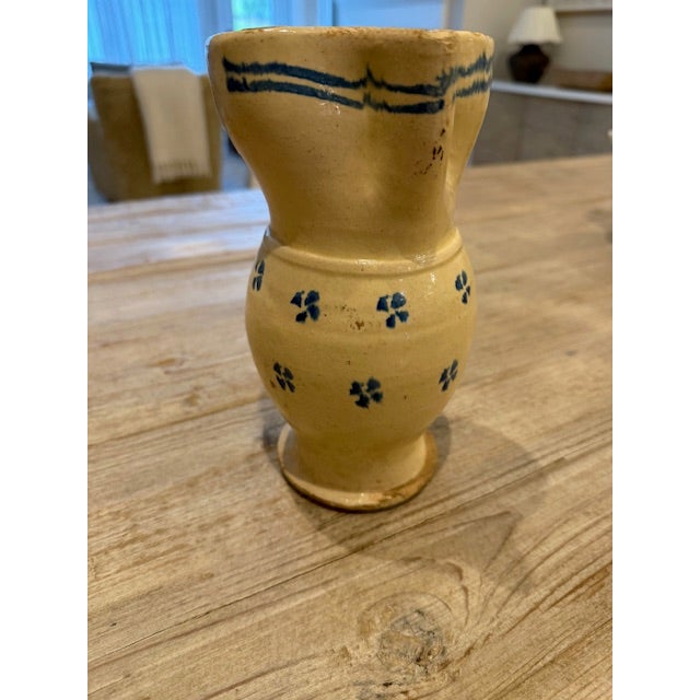 1940s 1940s Handmade Ceramic Jug From Puglia, Italy For Sale - Image 5 of 12