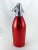 Italian Mid Century Modern Red Seltzer Bottle – Saccab Milano For Sale - Image 4 of 6