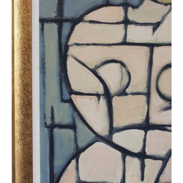 Postwar European Artist, The Vanguard Series Nr. XXVI Abstract Composition, 1950s-1970s, Oil on Board, Framed For Sale - Image 6 of 15