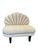 Art Deco Shell-Shaped Bench, 1960s For Sale - Image 6 of 6