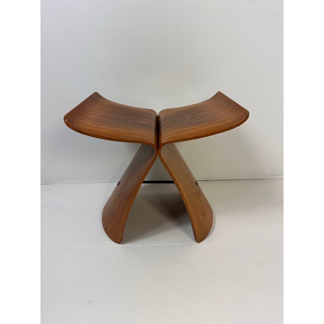 Mid-Century Modern 1960s Sori Yanagi Rosewood Butterfly Stool For Sale - Image 3 of 8