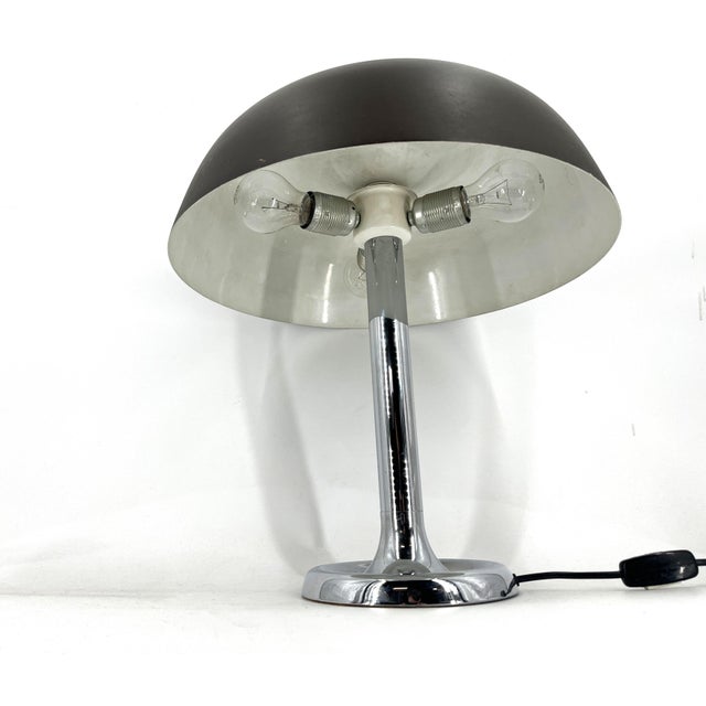 Vintage Desk Lamp by Egon Hillebrand, 1970s, in Good conditions. Designed 1970 to 1979 I have official proof of...