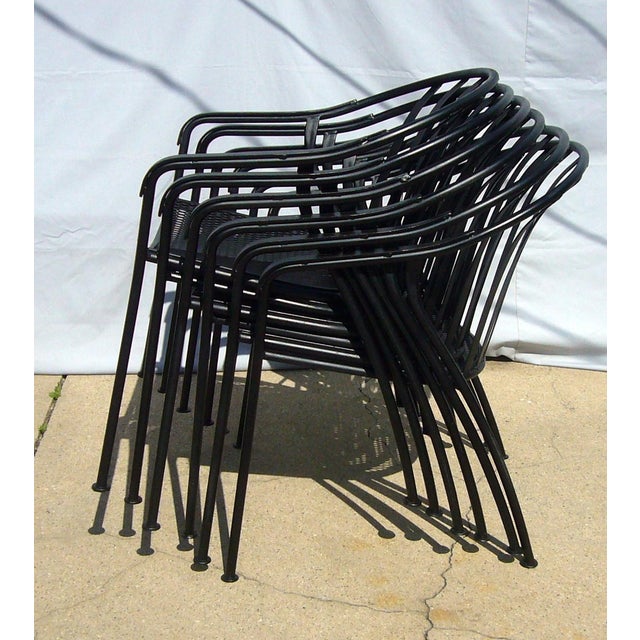 Woodard Valencia Patio Furniture set with 6 chairs unmarked Normal wear original finish. with some fading present. Wear...