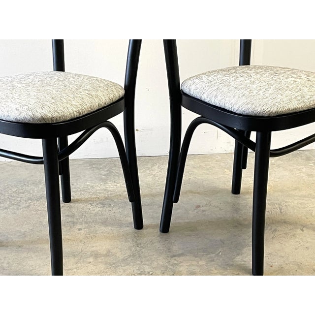 Restored Thonet Bentwood Bistro Chairs - A Pair For Sale - Image 10 of 12